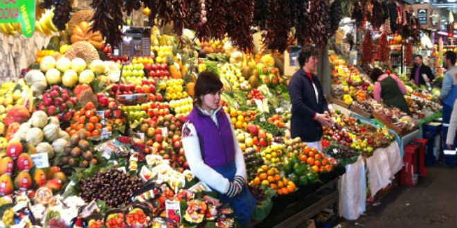 שוק לה בוקריה. טעם של עוד (צילום: אילן שני)