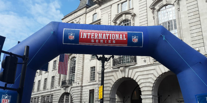 חגיגה ענקית בלונדון, ה-NFL שוב בעיר. (צילום: ספורטור)