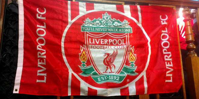 הגיעו גם למדריד. אוהדי ליברפול (צילום: Radarsmum67_flickr_cc)