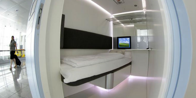 ככה תאי שינה במינכן נראים מבפנים (צילום: munich airport)