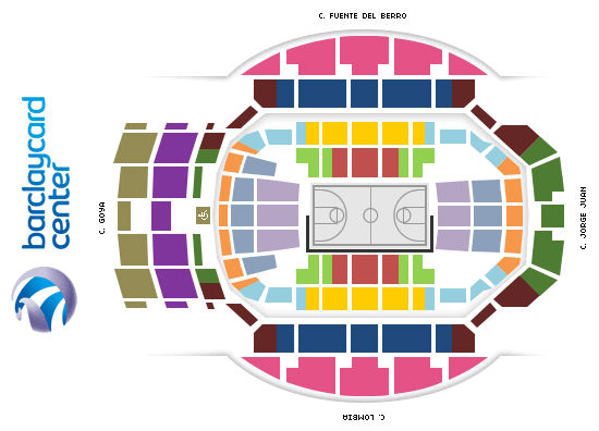 תרשים האולם במדריד. כאן ייערך פיינל פור 2015 (האתר הרשמי)