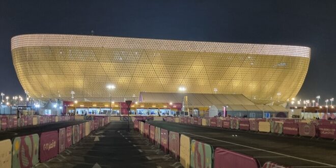 אצטדיון לוסייל האייקוני בקטאר. הדי רבע הגמר בין ארגנטינה להולנד עדיין לא שככו (צילום: ספורטור)